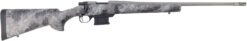Howa HMFN6ARCGL 1500 Fence Line 6mm ARC 5+1 22" Tungsten Cerakote Threaded Barrel, Tungsten Cerakote Aluminum Drilled & Tapped Receiver, Gray Light Camo Fixed Synthetic Stock, Right Hand