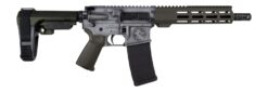 Shark Coast Tactical SCC07336BOMB-P Bomber 5.56 NATO 30+1 10.50" Black Nitride Threaded Barrel, Aluminum Receiver w/Picatinny Rail, M-LOK Handguard, Polymer SB Tactical SBA3 Brace, Magpul MOE Grip, Ri