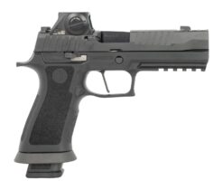 Sig Sauer 320XF9MODRXSL P320 M.O.D. Full Size 9mm Luger 21+1 3.90" Black Barrel, Matte Black DLC Stainless Steel Ported/Serrated w/Optic Slide, Black Stainless Steel Frame w/Picatinny Rail ,M.O.D. X F