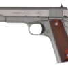 Colt Mfg O1911C-SS9 1911 Government 9mm Luger 9+1 5" Stainless National Match Barrel, Stainless Steel Serrated Slide, Stainless Streel Frame w/Beavertail, Double Diamond Checkered Wood Grip