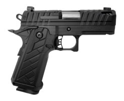 Live Free Armory HG8645-N Apollo 11 V2 Sub-Compact 9mm Luger 18+1 3.35" Stainless Barrel, Black Cerakote Steel Optic Ready/Serrated Slide, Black Cerakote Steel Frame w/Beavertail & Picatinny Rail, Bla