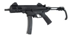MAC 12755002 IX  9mm Luger 6.50" Black Anodized Threaded Barrel & Receiver w/Picatinny Rail, M-LOK Handguard, Black Polymer Tailhook Retractable Brace