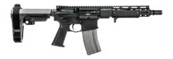 Griffin Armament MK2PSD30095P-W MK2 PSD 300 Blackout 9.50" Threaded Barrel, Black Anodized Aluminum Receiver w/Picatinny Rail, M-LOK Handguard, Black Polymer SBA3 Brace, Black A3 Grip, Ambidextrous