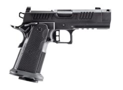 Alpha Foxtrot AA39X1QIG-XDBK19 AF1911 Romulus Compact Frame 9mm Luger 20+1 3.50" Black DLC Threaded Compensated Barrel, Black DLC Stainless Steel Optic Ready/Serrated Slide, Black DLC Stainless Steel