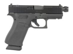 Glock UX4350201FRMOSTB G43X  9mm Luger 10+1 3.41" Black Threaded Barrel, Black Steel Optic Ready/Serrated Slide, Black Polymer Frame w/Accessory Rail, Ambidextrous