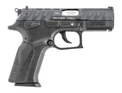 Grand Power 8588005808651 P1 Mk23 9mm Luger 15+1 3.66" 9mm Luger 12+1 3.66" Stainless Rotating Barrel, Black Optic Ready/Serrated Slide, Black Frame w/Accessory Rail, Interchangeable Backstrap, Ambide