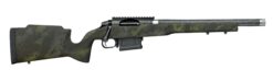 Proof Research 151525 Elevation MTR 2.0 308 Win 4+1 16.50" Carbon Fiber Match Grade Threaded Barrel, Black Receiver w/Picatinny Rail, Midnight Camo Proof Fixed Carbon Fiber Stock, Right Hand