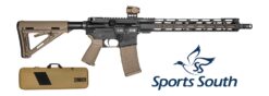 Diamondback DB175AK223 DB15  Sports South Exclusive 5.56 NATO 30+1 16" Flat Dark Earth Cerakote Threaded Barrel, Black Cerakote Aluminum Receiver w/Picatinny Rail, M-LOK Handguard, Magpul MOE Flat Dar
