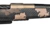 Fierce Firearms RIVSCX300PRC22BDS Carbon Rival XP 2.0 300 PRC 22" Smoked Bronze Cerakote Stainless Steel Spiral Fluted Barrel & Drilled & Tapped Receiver, Desert Shadow Camo Adj Comb Carbon Fiber Stoc