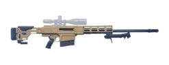 HM Defense HM50MAX50BMGFDE HM50 Max 50 BMG 10+1 29.25" Black Match Grade Threaded Barrel, FDE Cerakote Aluminum Receiver w/Picatinny Rail, M-LOK Handguard, Picatinny Rail/Arca Rail Forend, Adj Cheekpi