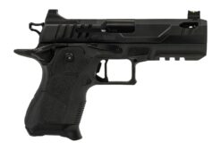 Oa Defense  2311 Pro Compact Frame 9mm Luger 15+1 4.25" Ported Barrel, DLC Black Steel Optic Ready/Serrated Slide, Black Aluminum Frame w/Picatinny Rail, Black Polymer Grip, Ambidextrous