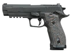 Sig Sauer 226X59XTMSAORXSL P226 XFive Extreme Full Size 9mm Luger 20+1 5" Bull Barrel, Black Nitron Stainless Steel Optic Ready/Serrated Slide & Frame w/Beavertail & Picatinny Rail, Custom Hogue G10 P