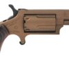 North American Arms 22MBB Bootlegger  22 Mag 5 Shot 1.63" Burnt Bronze Narrel, Cylinder & Steel Frame, Dark Walnut Birds Head Grip, Exposed Hammer