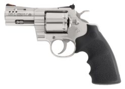 Colt Mfg GRIZZLYSP3RTS Grizzly  357 Mag 6 Shot 3" Stainless Ported Vent Rib Barrel, Stainless Unfluted Cylinder, Stainless Stainless Steel Frame, Black Hogue Overmolded Grip, Exposed Hammer