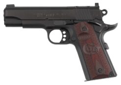 Colt Mfg O4942XEOR Commander Combat 9mm Luger 9+1 4.25" Stainless National Match Barrel, Blued Steel Optic Ready/Serrated Slide, Blued Aluminum Frame w/Beavertail, Black Cherry G10 Grips, Ambidextrous