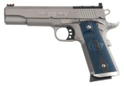 Colt Mfg O5072XEOR Gold Cup Trophy Full Size 9mm Luger 10+1 5" Stainless National Match Barrel, Stainless Steel Optic Ready/Serrated Slide & Frame w/Beavertail, Ambidextrous