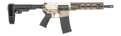 Shark Coast Tactical SCC07299SIESTA-P Siesta  5.56 NATO 30+1 10.50" Black Nitride Threaded Barrel, Aluminum Receiver w/Picatinny Rail, M-LOK Handguard, Polymer SB Tactical SBA3 Brace, Polymer Grip