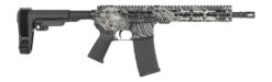 Shark Coast Tactical SCC07312TOPO-P Topography  5.56 NATO 30+1 10.50" Black Nitride Threaded Barrel, Aluminum Receiver w/Picatinny Rail, M-LOK Handguard, Black Polymer SB Tactical SBA3 Brace, Polymer