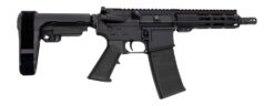 Andro Corp Industries 3008CB ACI-15 CQB 300 Blackout 30+1 8" Black Nitride Threaded Barrel, Black Anodized Aluminum Receiver w/Picatinny Rail, M-LOK Handguard, Black Polymer SBA3 Pistol Brace, A2 Grip