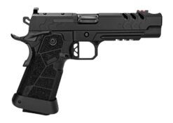 Kimber Mfg, Inc 3500103 2K11 Pro Comp Full Size Frame 9mm Luger 20+1 5" Compensated Barrel, Black Stainless Steel Lightening Cut/Optic Ready/Serrated Slide, Black Stainless Steel Frame w/Beavertail &