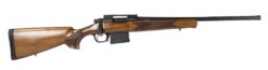 Balikli 336200 BLK  308 Win 5+1 20" Black Spiral Fluted Threaded Barrel, Black Steel Receiver w/Picatinny Rail, Turkish Walnut Fixed Stock