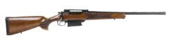 Balikli 336210 BLK  30-06 Springfield 5+1 20" Black Spiral Fluted Threaded Barrel, Black Steel Receiver w/Picatinny Rail, Turkish Walnut Fixed Stock