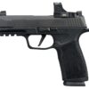 Sig Sauer 365XCA9BXR3PRS P365 XMacro w/Optic Compact 9mm Luger 17+1 3.70" Black Nitron Stainless Steel Serrated w/Sig ROMEO-X Compact Slide, Black Stainless Steel Frame w/Beavertail & Picatinny Rail,