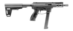 Gforce Arms GFHYB545 Jawbone  45 ACP 26+1 5" Black QPQ Threaded Barrel, Black Anodized Aluminum Alloy Receiver w/Picatinny Rail,  Ace of Brace Paddle Pistol Brace, Black Polymer Grip, Ambidextrous