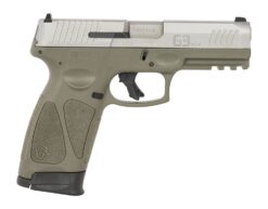 Taurus 1-G3B949O G3  Full Size 9mm Luger 17+1 4" Matte Stainless Steel Barrel & Serrated Slide, OD Green Cerakote Polymer Frame w/Picatinny Rail, Textured Grip