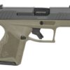 Taurus 1-GX4M931O GX4  Micro-Compact Frame 9mm Luger 11+1 3.06" Black DLC Alloy Steel Serrated Slide Stainless Steel Frame Interchangeable Backstrap Grip