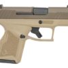 Taurus 1-GX4M93MF GX4  Micro-Compact 9mm Luger 11+1 3.06" Black DLC Alloy Steel Serrated Slide Stainless Steel Frame Interchangeable Backstrap Grip