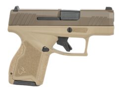 Taurus 1-GX4M93MF GX4  Micro-Compact 9mm Luger 11+1 3.06" Black DLC Alloy Steel Serrated Slide Stainless Steel Frame Interchangeable Backstrap Grip