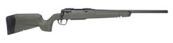 Savage Arms 33113 Axis 2  22-250 Rem 4+1 20" Matte Black Carbon Steel Threaded Barrel, Drilled & Tapped Receiver, OD Green Fixed w/Pistol Grip Synthetic Stock, Right Hand