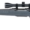 Savage Arms 33204 Axis 2 XP 25-06 Rem 4+1 20" Matte Black Carbon Steel Threaded Barrel & Drilled & Tapped Receiver, Gray Synthetic Fixed w/Pistol Grip Stock, 3-9x40mm Duplex Scope, Left Hand