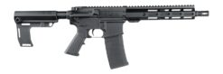 Andro Corp Industries 30010HBMPS ACI-15 Halo 300 Blackout 30+1 10" Black Nitride Threaded Barrel, Black Anodized Aluminum Receiver w/Picatinny Rail, M-LOK Handguard, Black Polymer SBA3 Pistol Brace, A