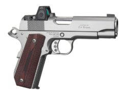 Ed Brown  Kobra Carry w/Optic 45 ACP 7+1 4.25" Stainless Steel Barrel, Serrated w/Optic Slide & Frame, G10 Grip, Trijicon RMRcc 3.25 MOA Sight, Right Hand