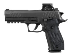 Sig Sauer 226X9RXSL10 P226 w/Optic Full Size 9mm Luger 10+1 4.40" Black Bull Barrel. Matte Black DLC Stainless Steel Serrated w/Optic Slide. Black Anodized Alloy Frame w/Picatinny Rail. Black Hogue G1