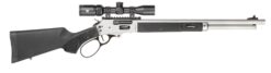 Smith & Wesson 14827 1854 Combo 45-70 Gov 6+1 20" Stainless Steel Threaded Barrel & Receiver w/Picatinny Rail, M-LOK Forend, Black Fixed Synthetic Stock, Vortex Crossfire HD 2-7x32mm Scope