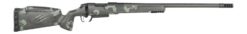 Fierce Firearms RIVSCX22CM18BF Carbon Rival XP 2.0 22 Creedmoor 3+1 18" Carbon Fiber Match Grade Barrel, Black Cerakote Stainless Steel Drilled & Tapped Receiver, Forest Camo Push Button Adj Cheek Pie