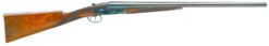 Dickinson LLC  Plantation Break Open 2.75" 2rd 28" Gloss Blued Side By Side Barrel, True Bone-Charcoal Case Hardening Engraved Receiver, English Style Turkish Walnut Stock