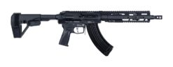Grand Power 197892033039 ARAQ-S 7.62x39mm 20+1 11" Black, Receiver w/Picatinny Rail, M-LOK Handguard, Black Polymer SB Tactical SBA5 Brace, Black Pistol Grip, Right Hand