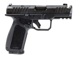 Rost Martin RM1XBCH RM1X Comp Compact 9mm Luger 19+1 4" Black Compensated Match Grade Barrel, Black Tenifer Steel Optic Ready/Serrated Slide, Black Polymer Frame w/Picatinny Rail, Interchangeable Back