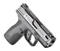 Smith & Wesson 14775 M&P9 Shield X Sub-Compact Frame 9mm Luger 10+1 3.60" Black Armornite Fluted Ported Barrel, Black Armornite Stainless Steel Optic Ready/Serrated Slide, Black Polymer Frame w/Picati