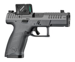 CZ-USA 91583 P-10 C w/Optic 9mm Luger 15+1 4" Integral Compensator Barrel, Ported w/Aimpoint COA 3.5 MOA Red Dot Slide, Black Polymer Frame w/Accessory Rail, Interchangeable Backstrap Grip