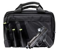 Rost Martin RM1FTBSPL RM1F Tactical Bundle 9mm Luger 24+1 4.50" Black Threaded Barrel, Black Nitron Steel Serrated w/Optic Slide, Black Polymer Frame w/Picatinny Rail, Interchangeable Backstrap Grip,