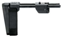 SB Tactical MPX-01-SB MPX PSB Brace 3 Position Black Synthetic with 3.87"-8.25" OAL Nylon Strap & for Sig MPX, MCX (Excluding Copperhead Variant) Compatible with Integrated Picatinny Rail