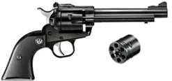 RUGER NEW MODEL SINGLE-6 CONV 22LR/WMR 5.5" REV BLU - Image 3