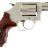 Smith & Wesson 170349 Model 637 Performance Center Enhanced Action 38 S&W Spl +P 5 Shot 1.88" Stainless Steel Barrel/Cylinder, Matte Silver Aluminum Alloy J-Frame, Custom Wood Grip, Internal Lock