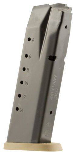 Smith & Wesson 3007346 M&P  15rd 40S&W Blued/Brown Floor Plate Steel
