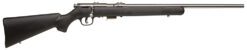 Savage Arms 91700 93 FSS Full Size 22 WMR 5+1 21" Matte Sporter Barrel, Matte Drilled & Tapped Stainless Steel Receiver, Matte Black Fixed Synthetic Stock, Right Hand